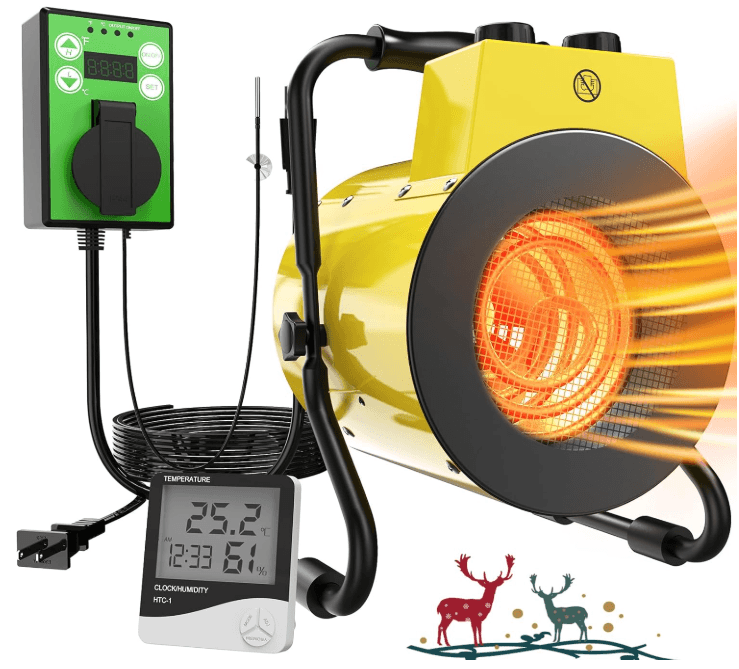 Karveden Greenhouse Heater with adjustable thermostat