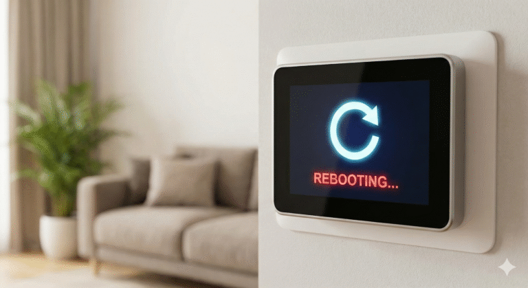 thermostat keeps rebooting