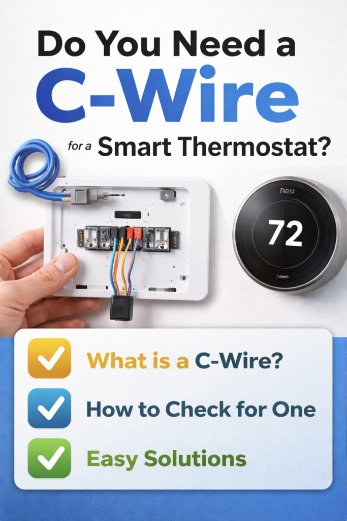 do you need a c wire for a smart thermostat wiring example