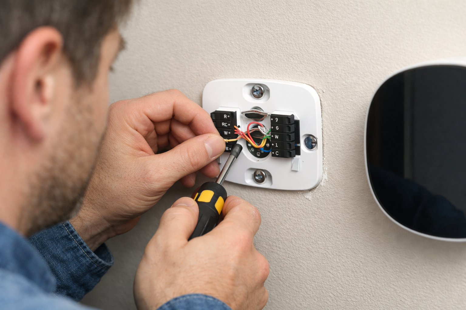 how to install a smart thermostat step by step