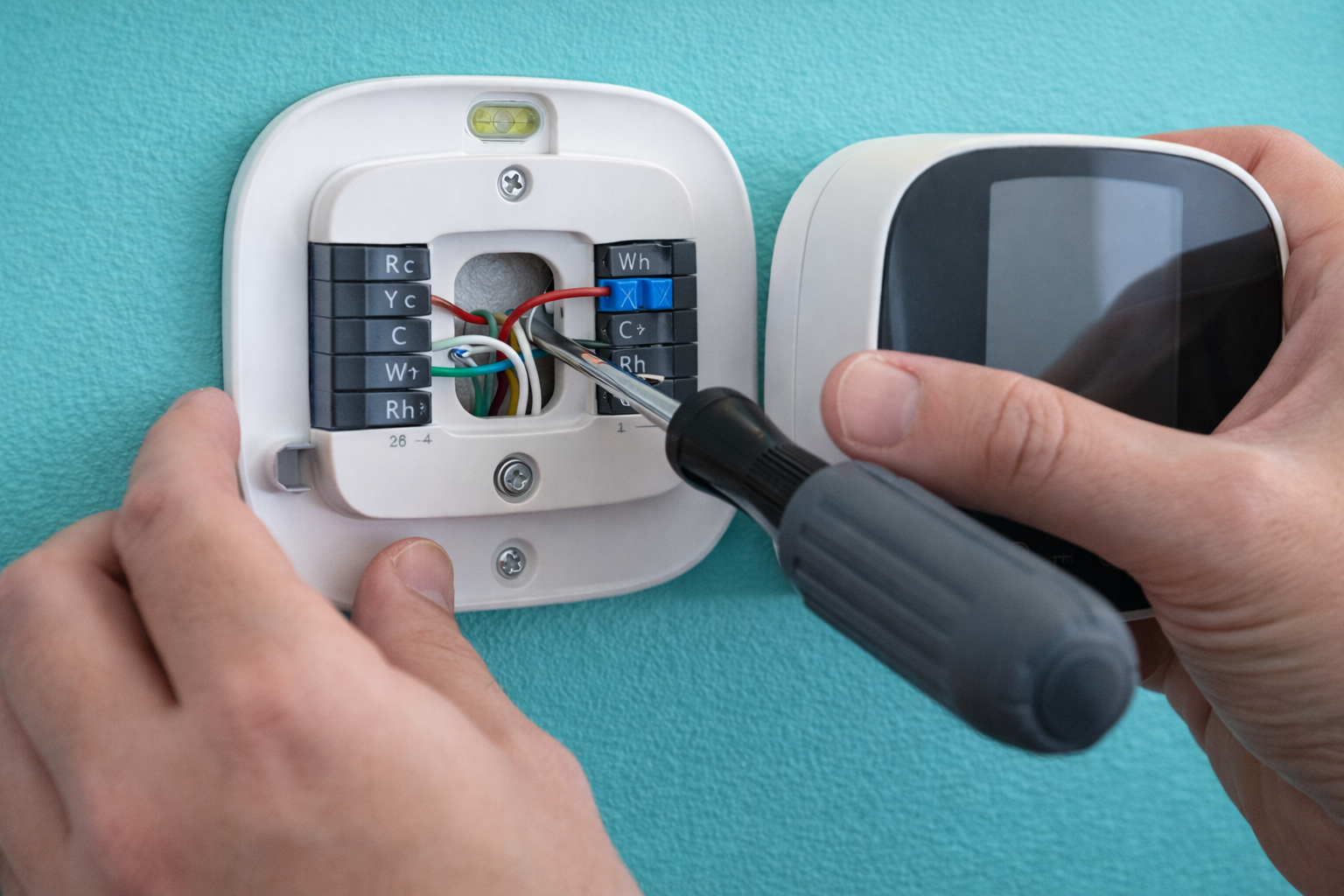 smart thermostat installation cost wiring setup C-wire connection